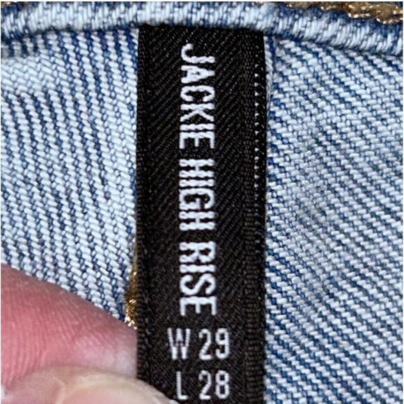 Driftwood Jackie High Rise Floral Embroidered Jeans - Picture 10 of 12